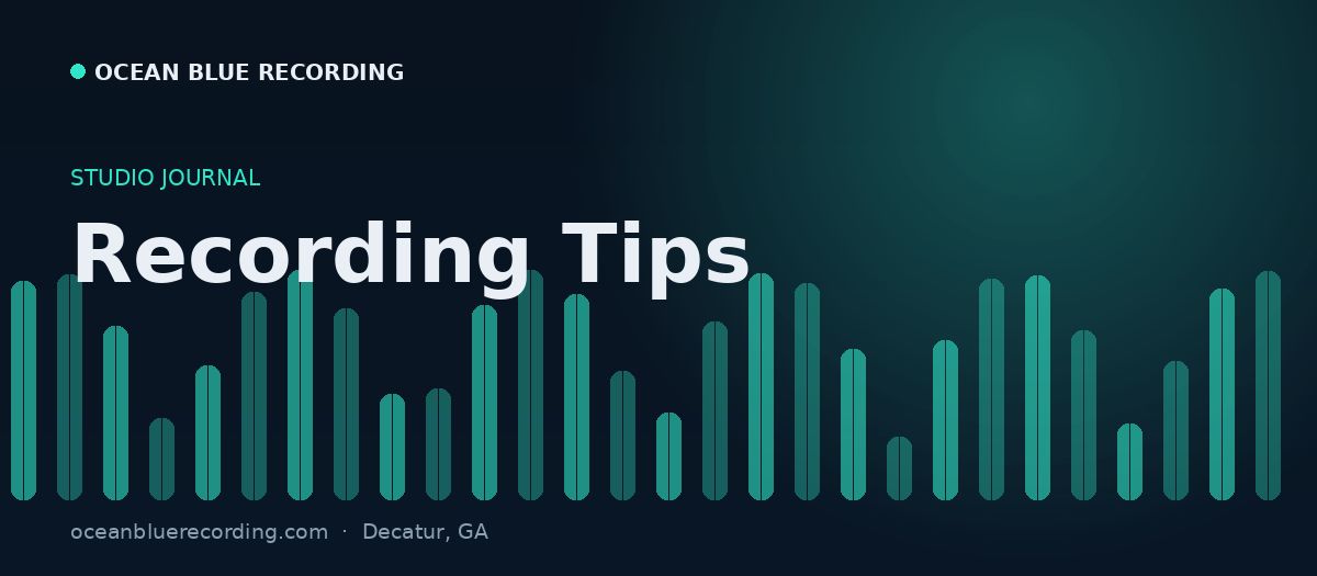 How to Prepare for Your First Rap Recording Session
